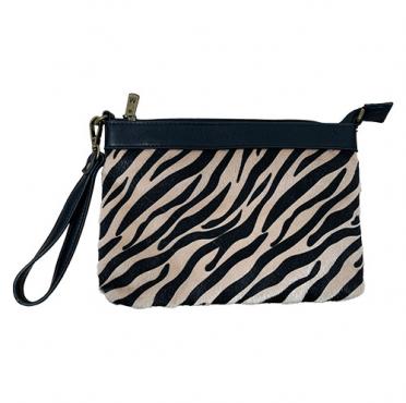 Mandoline - Clutch - Zebra - Zwart/Wit